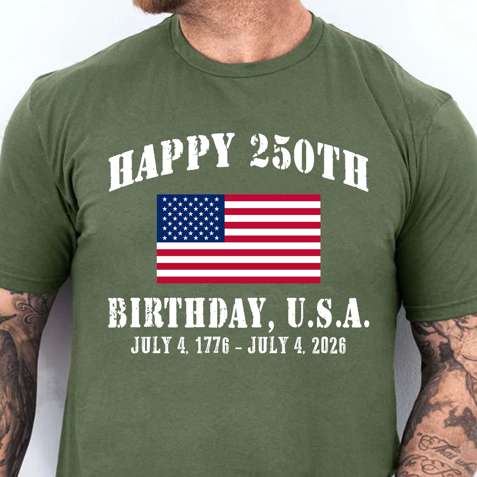 Happy 250 Years Birthday USA Shirt