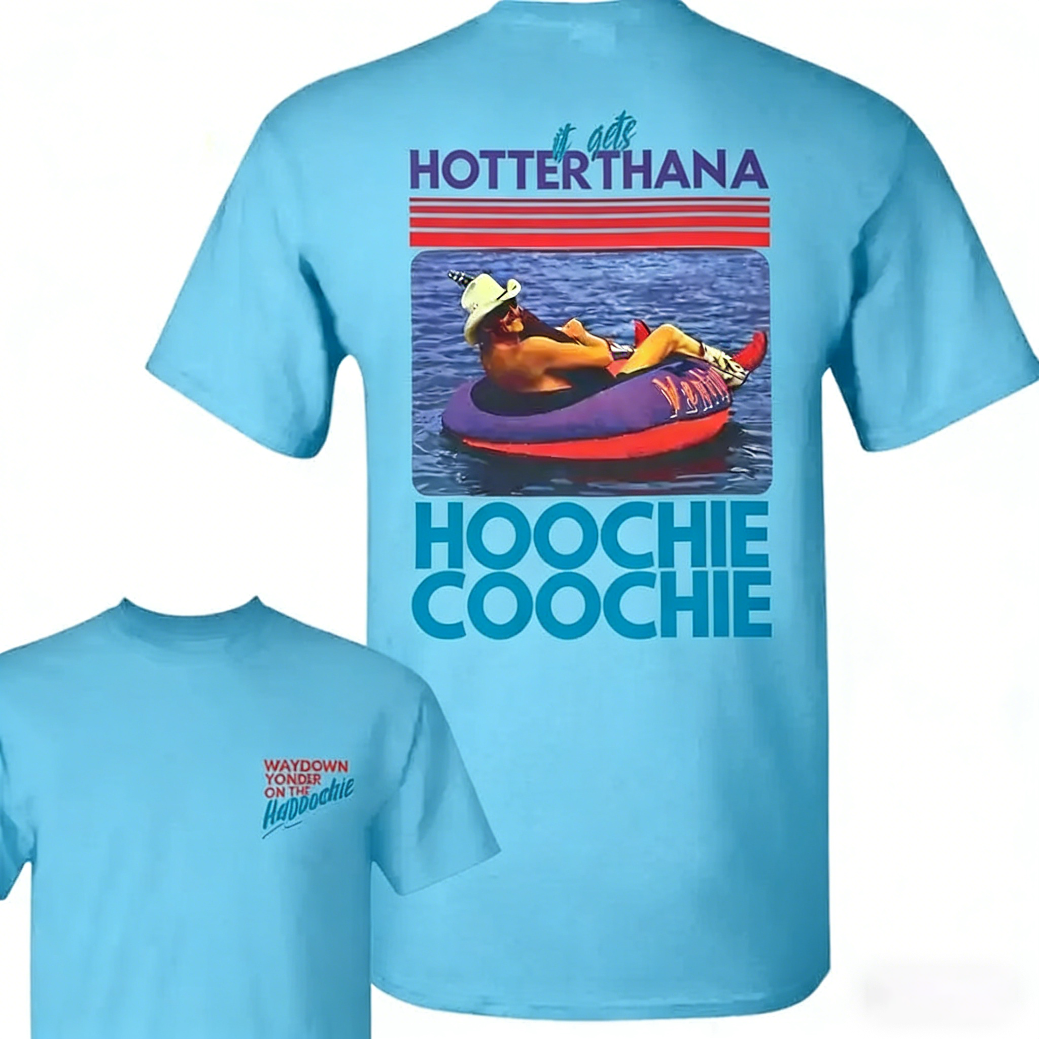 Women's Meme Summer Hotter Than A Hoochie Coochie T-Shirt