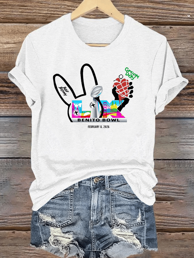 Women's  Opening And Halftime Shows Print Casual T-shirt