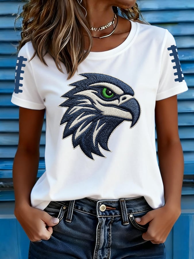 Women's Football Print T-shirt