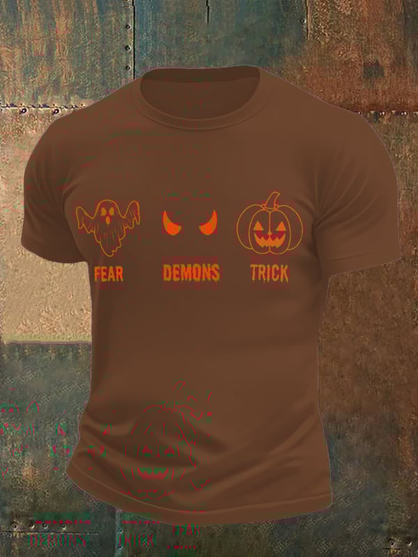 Men's Halloween FDT Print  T-Shirt