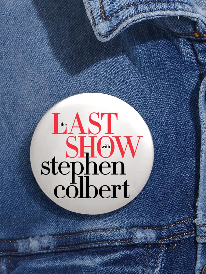 Unisex Retro Last Show Pin-Back Button