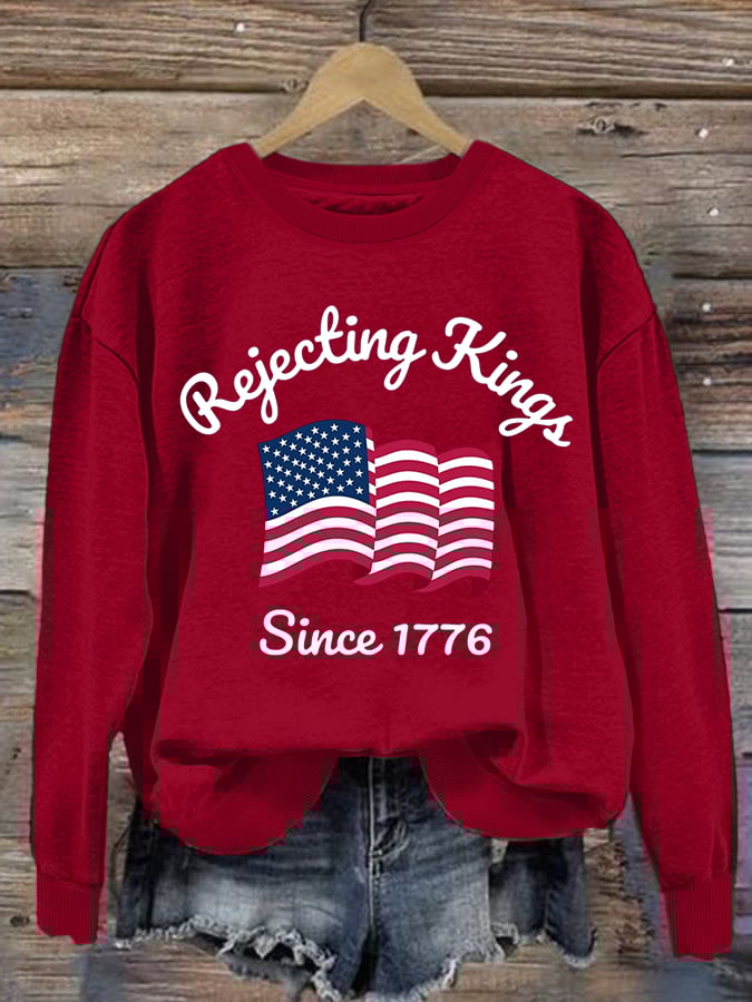 Women's Rejecting Kings Print Sweatshirt