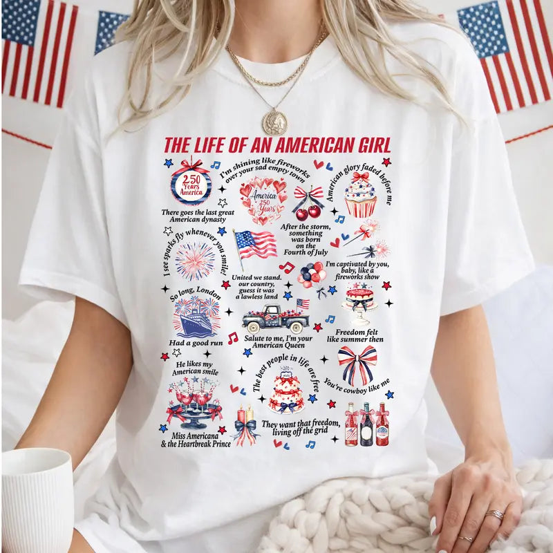 Women's  The Life of An American Girl T-Shirt