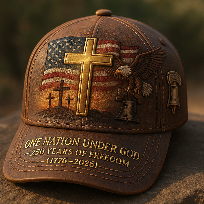 US 250th Anniversary Faith Art Print Hat