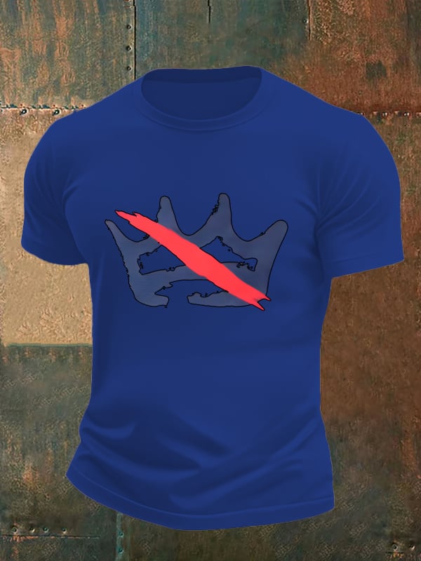 Men's America has no kings print  T-Shirt