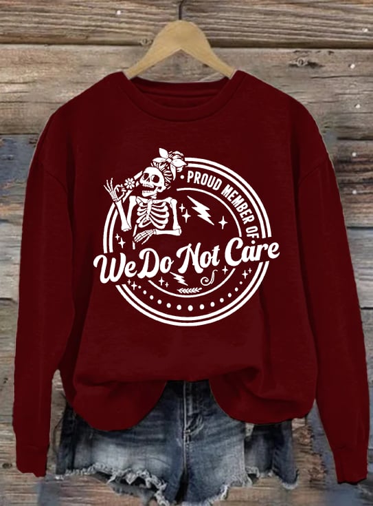 Women's   Retro Funny Proud Member Of Club Menopause Perimenopause Print  Sweatshirt