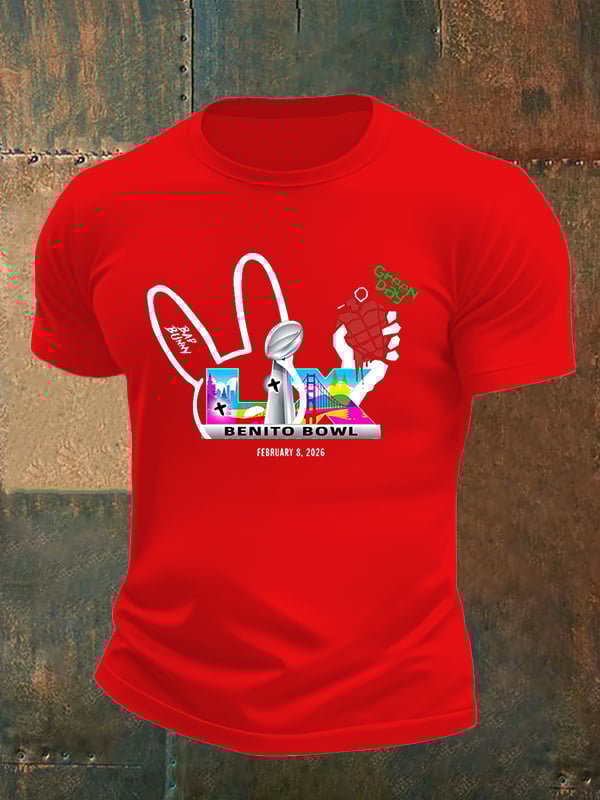 Men's  Opening And Halftime Shows Print Casual T-shirt