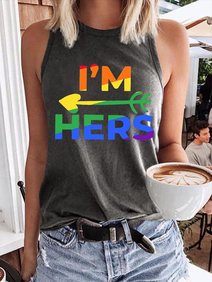 Women's I'm Hers Print Tank Top