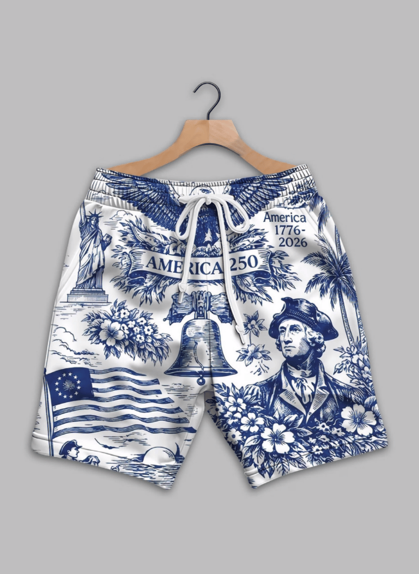 America 250 Hawaiian Shorts