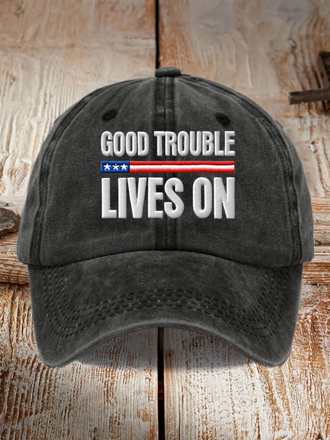 Unisex FDT  “Good Trouble Lives On” Printed Hat
