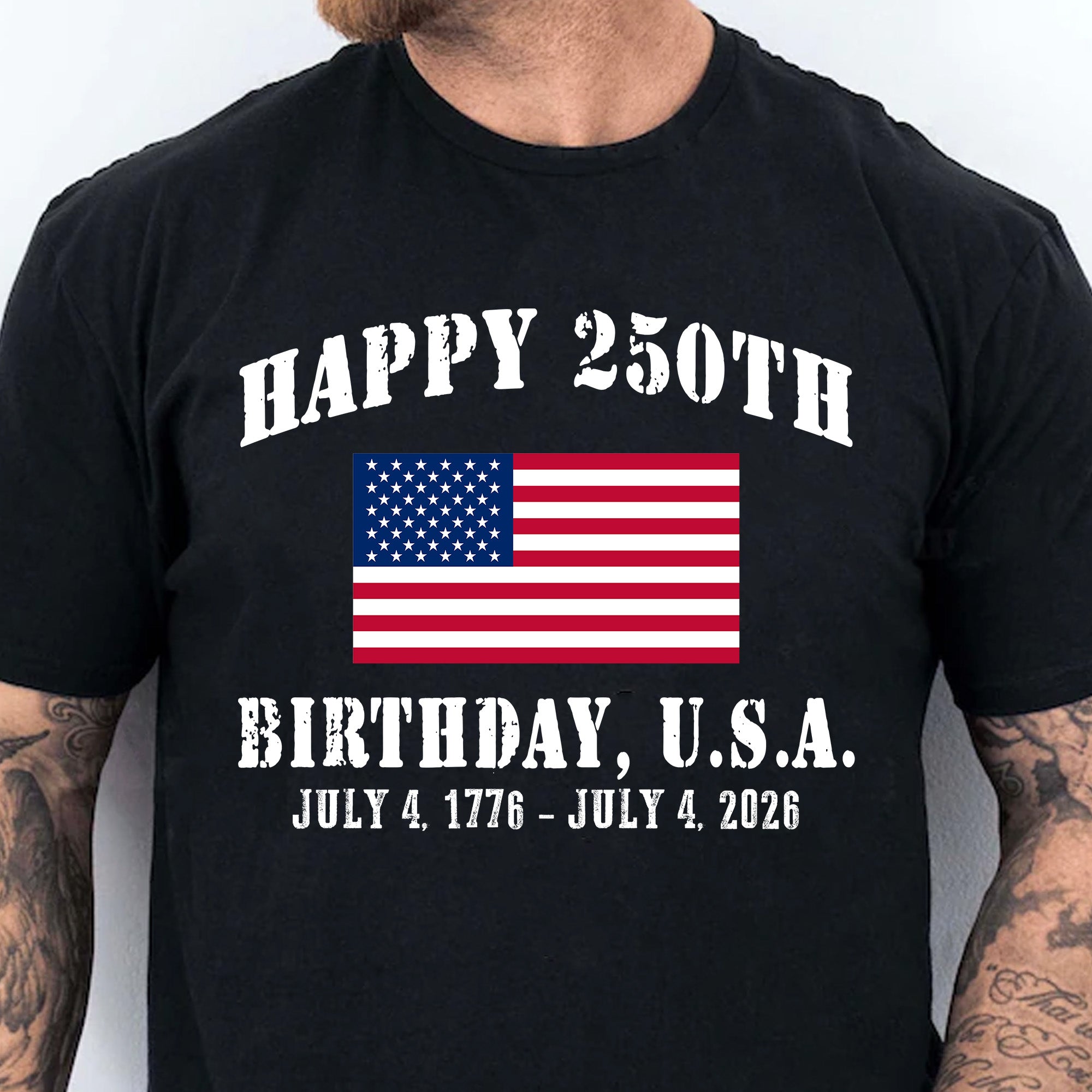 Happy 250 Years Birthday USA Shirt