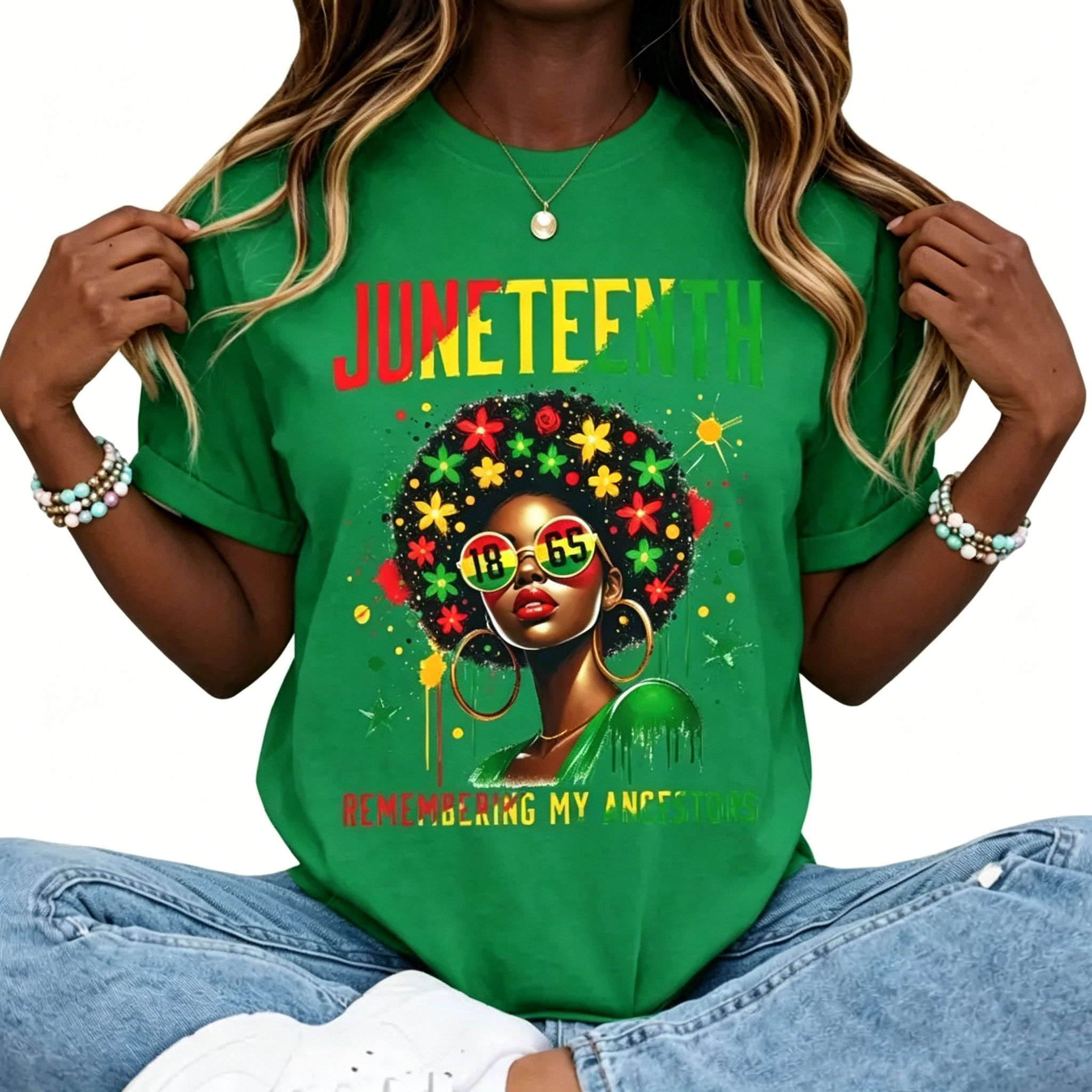 Juneteenth Remembering My Ancestors 1865 T-Shirt