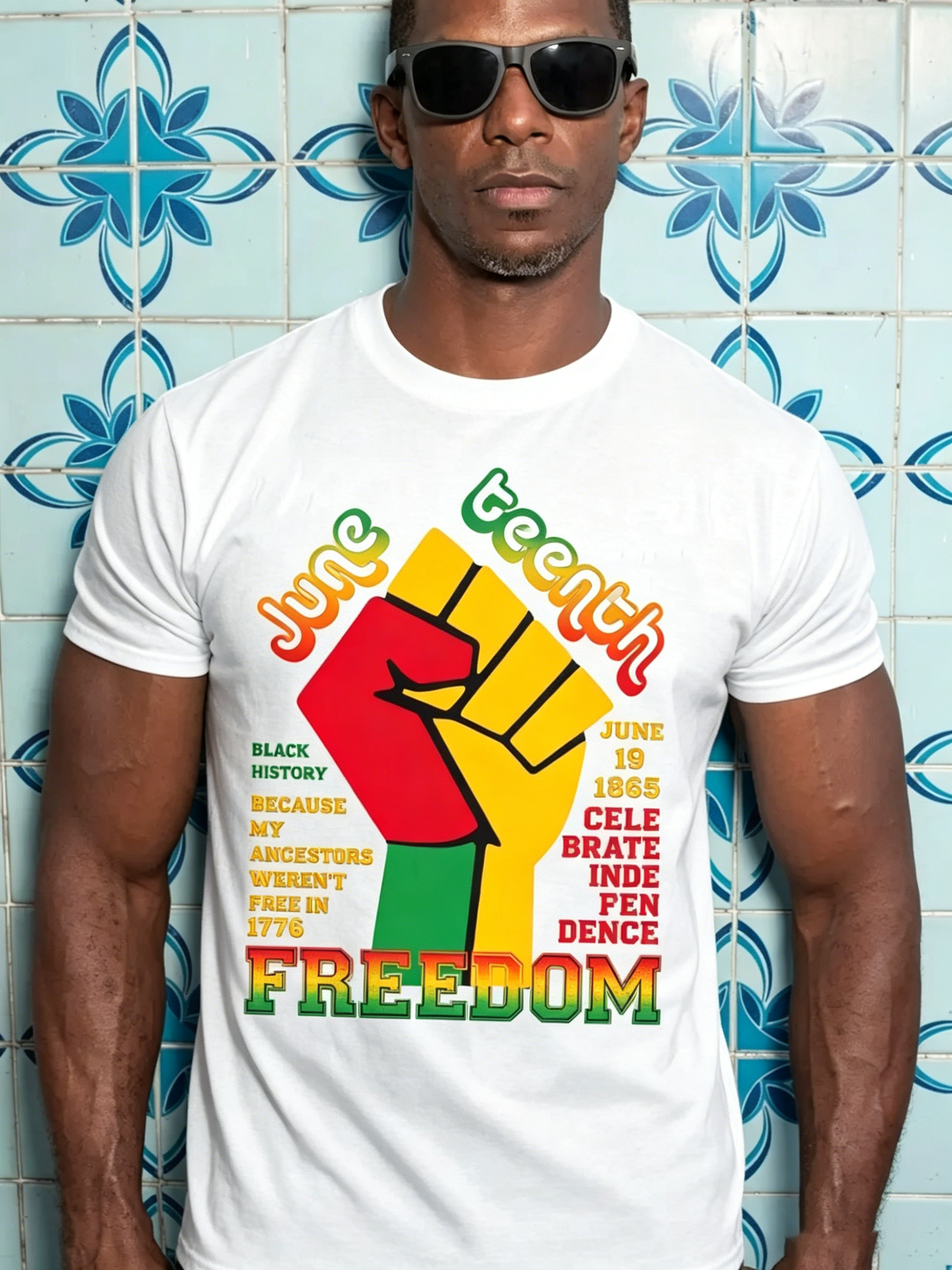Men's Juneteenth Black Freedom 1865 T-Shirt