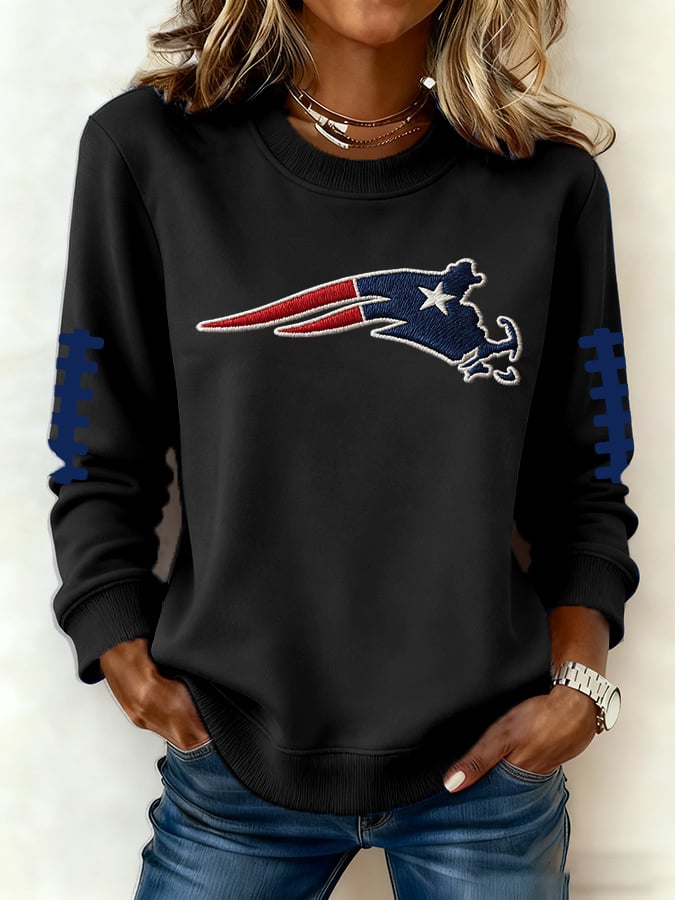 Women's Football print  Sweatshirt