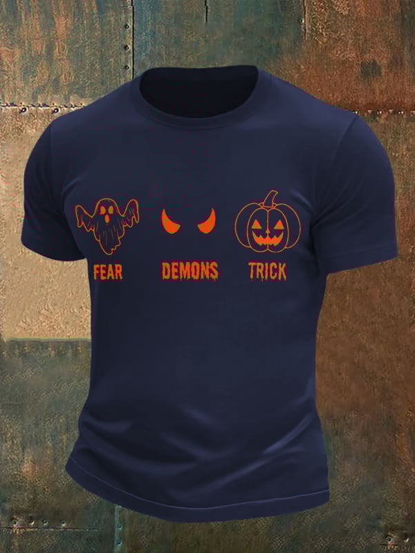 Men's Halloween FDT Print  T-Shirt