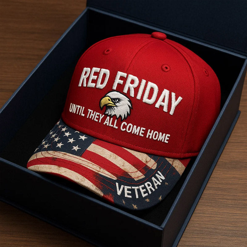 US Red Friday Printed Casual Hat