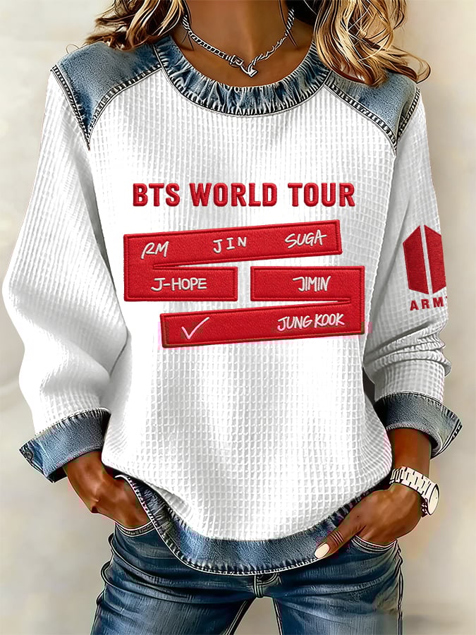 Women's Leisure  Print Sweatshirt