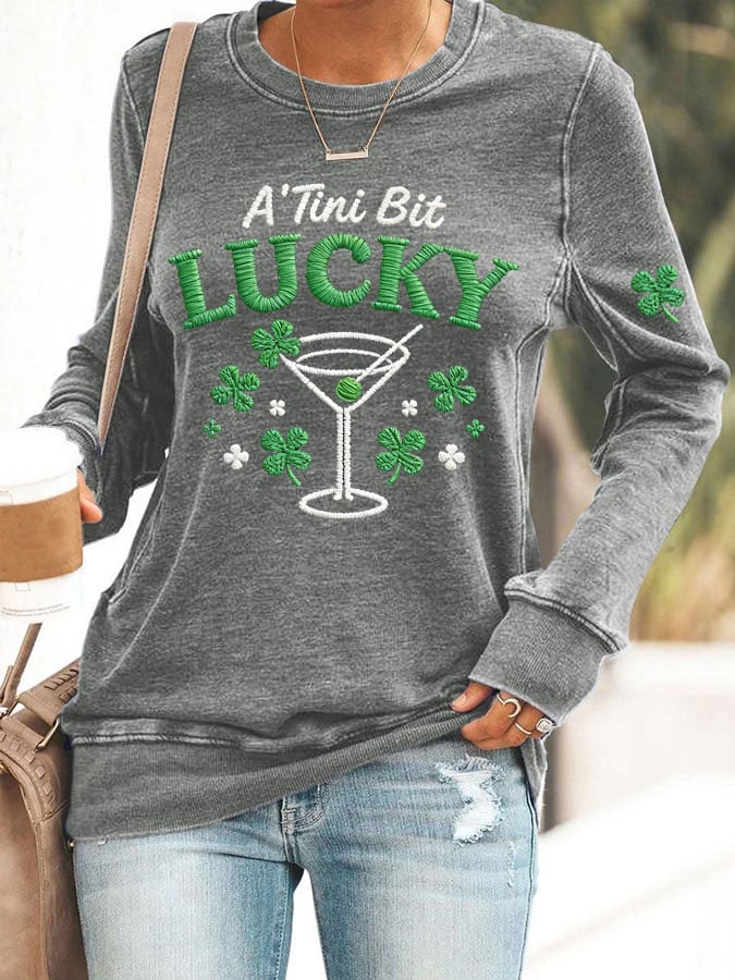 Women's A Tini Bit Irish Sweatshirt
