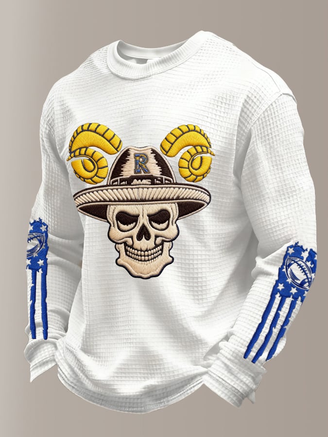 Men's Football Printed Casual Top