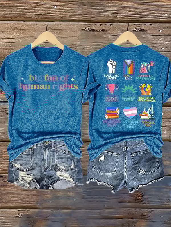 Women's   staunch supporter of human rights  T-Shirt