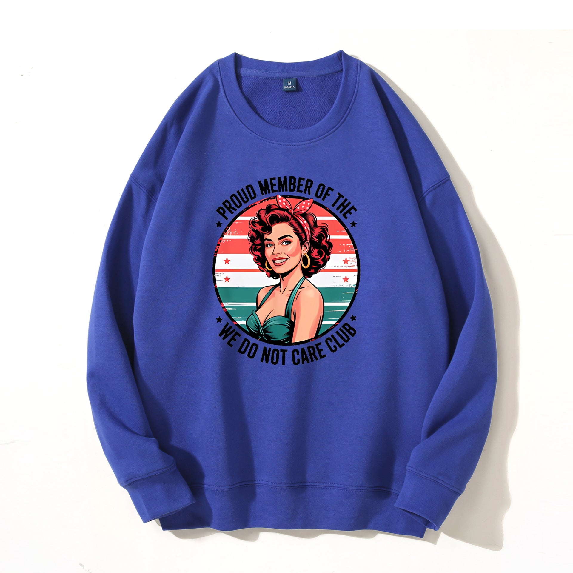 Women's Retro Fun We Don't Care About Menopause/Perimenopause Printed Sweatshirt
