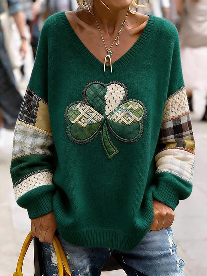Women's St. Patrick's Day Printed Knitwear