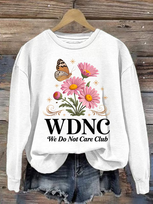 Women's Retro Funny Proud Member Of Club Menopause Perimenopause Print Sweatshirt