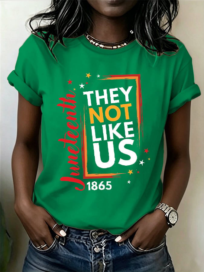 Juneteenth They Not Like Us Shirt