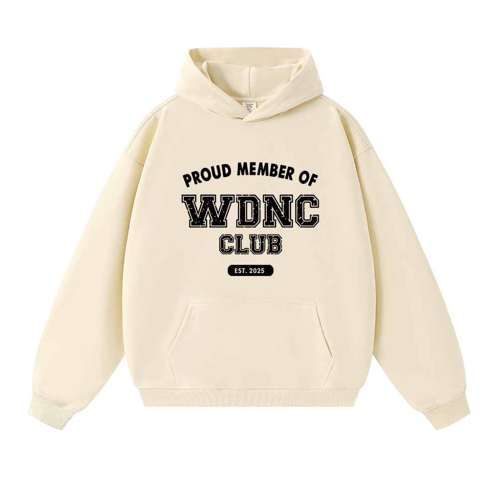 Women's We don't care about menopause perimenopause Retro Funky Print Hooded Sweatshirt