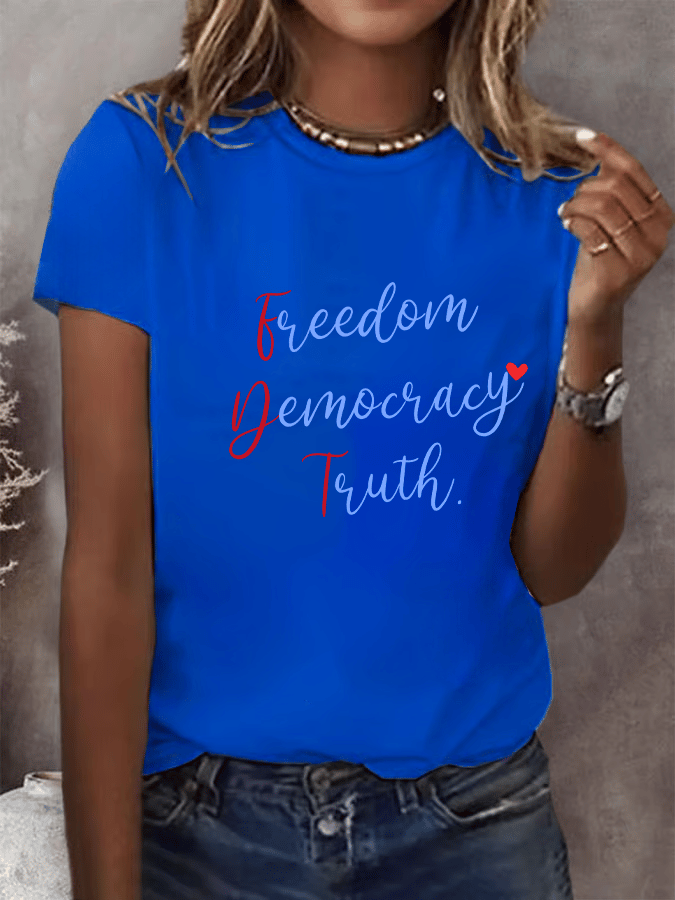 Women's Freedom Democracy Truth T-Shirt