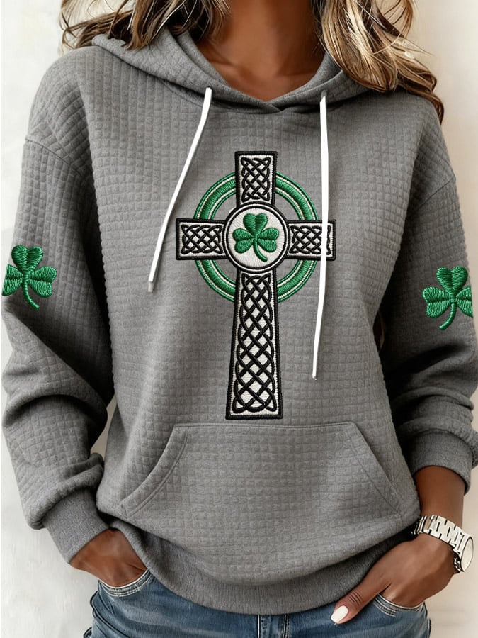 Women's St. Patrick's Day Print Hoodie