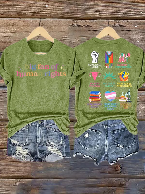 Women's   staunch supporter of human rights  T-Shirt