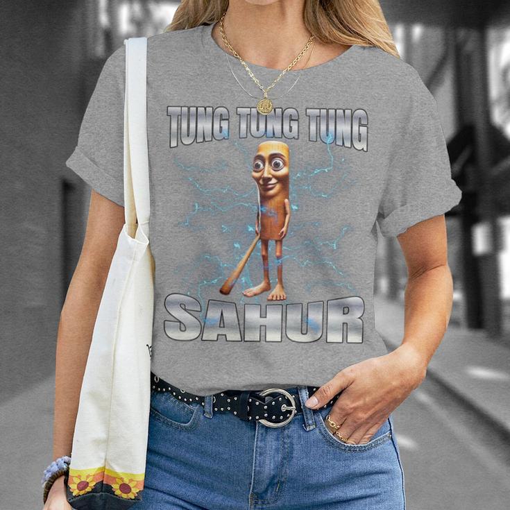 Women's Tung Tung Sahur Cadeau Humoristique T-Shirt