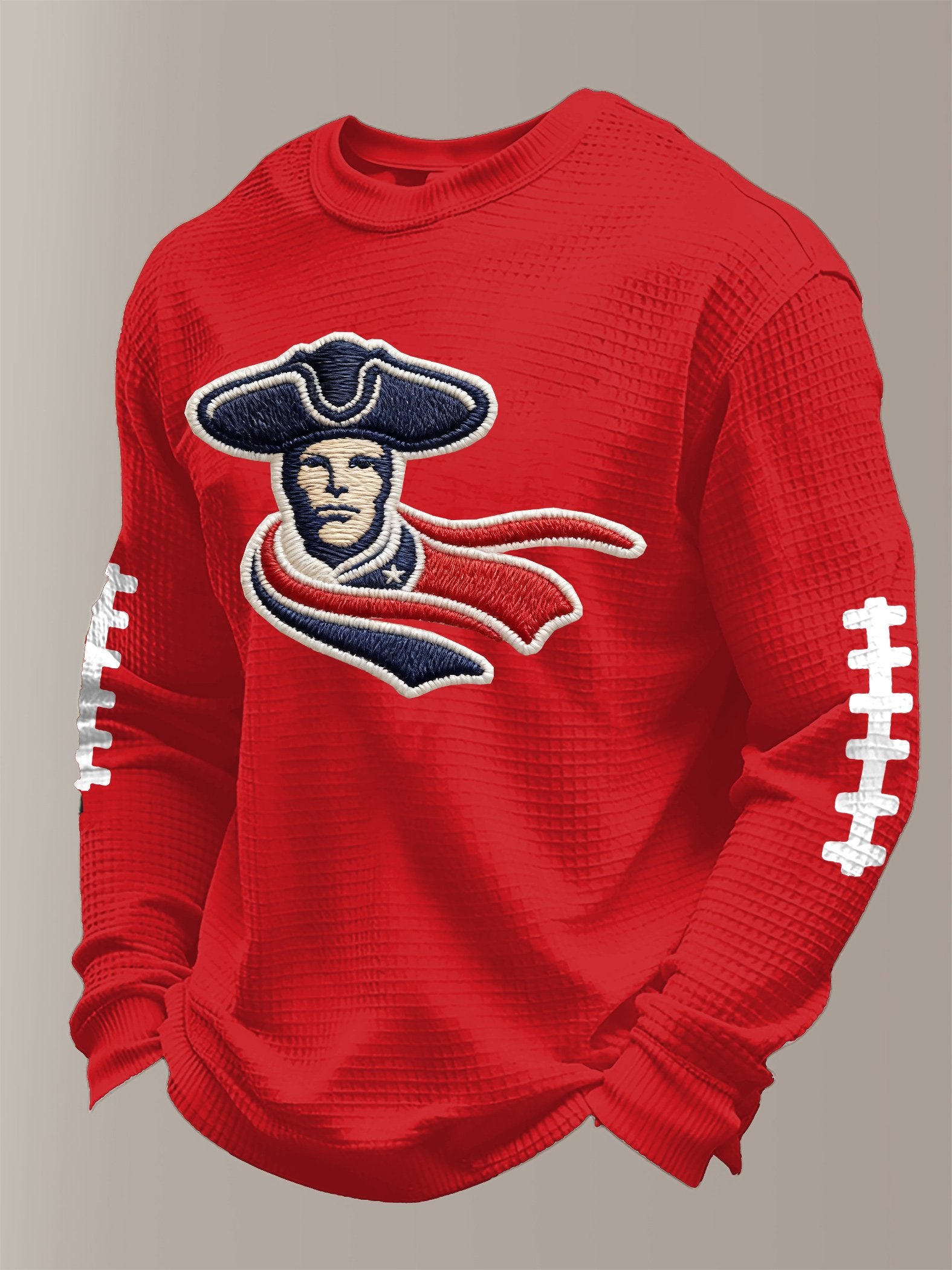 Men's Football Print Waffle T-Shirt