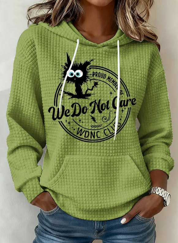 Retro Funny Proud Member Of WDNC Club We Do Not Care Menopause Perimenopause Print Hoodie