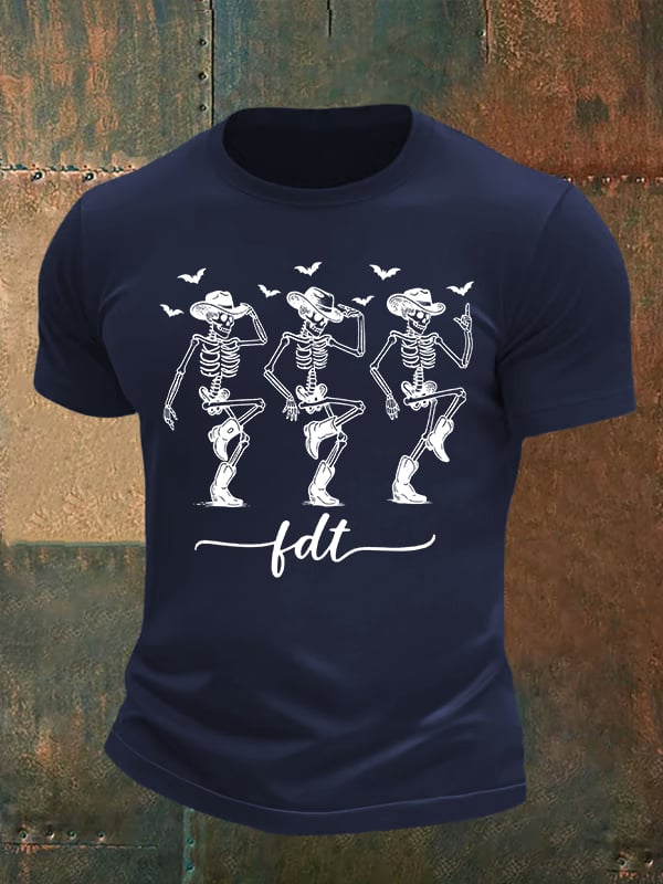 Men's Cowboy Skull  T-Shirt