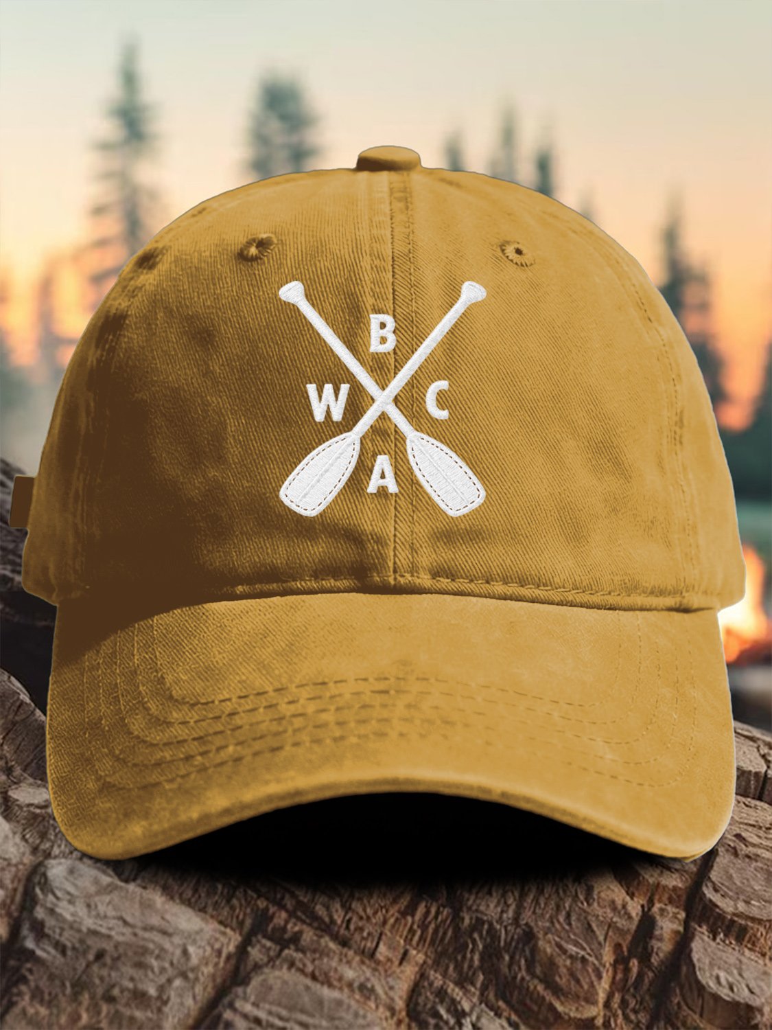 Retro Save The BWCA Save Boundary Waters Canoe Area Wilderness Print Baseball Cap