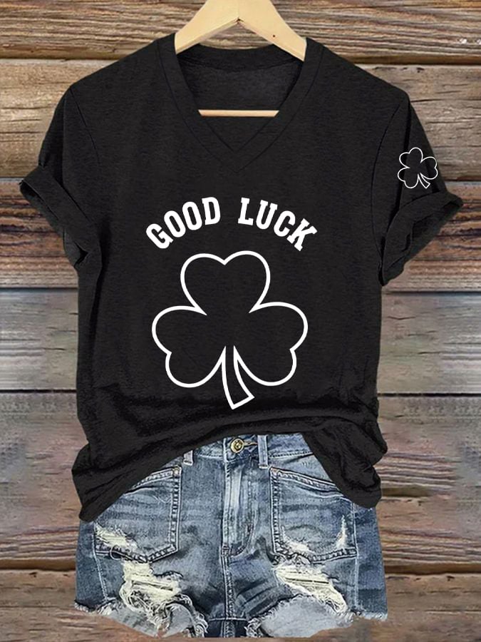 Women's  St. Patrick's Day Print T-Shirt