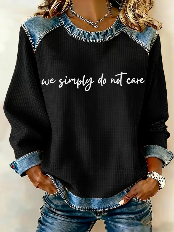 Retro Funny Proud Member Of Club We Do Not Care Menopause Perimenopause Print Sweatshirt
