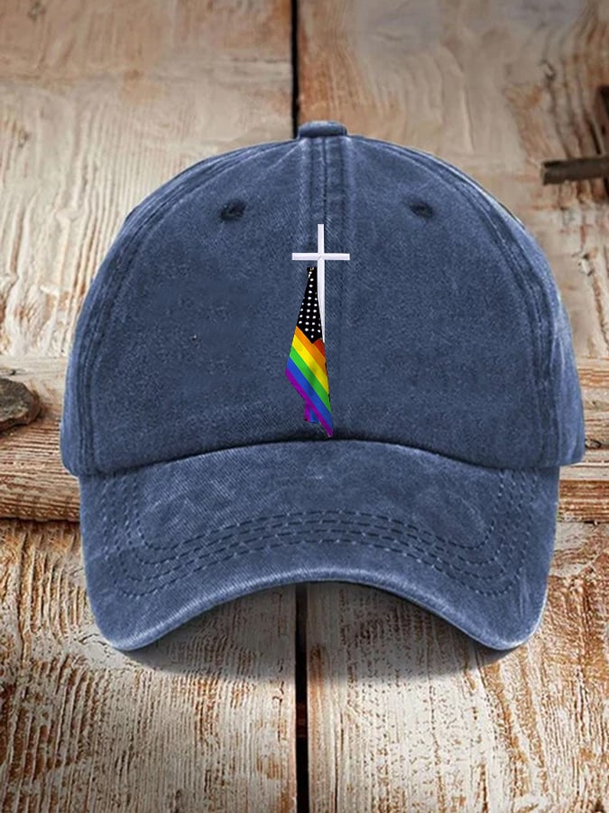 Unisex Gay Pride Print Printed Hat