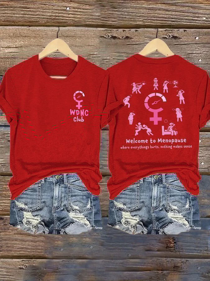 Women's WDNC Menopause and Perimenopause Print T-Shirt
