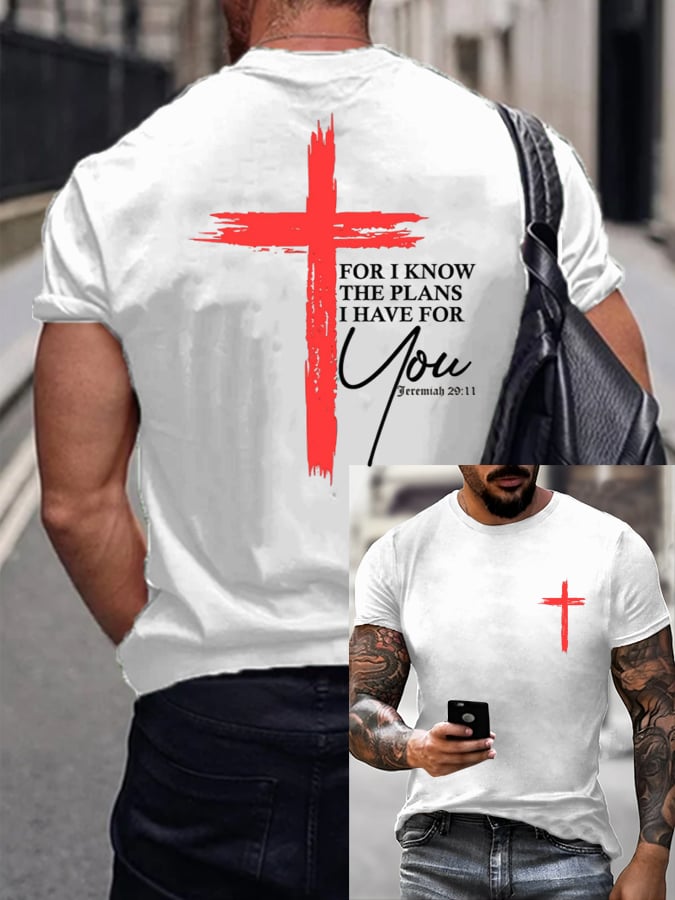 Men's Faith  Printed Casual T-Shirt