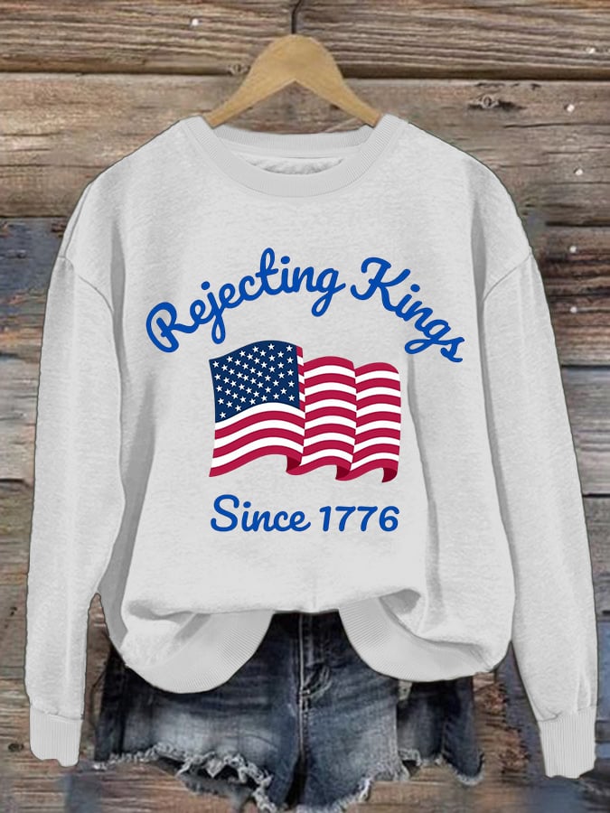 Women's Rejecting Kings Print Sweatshirt