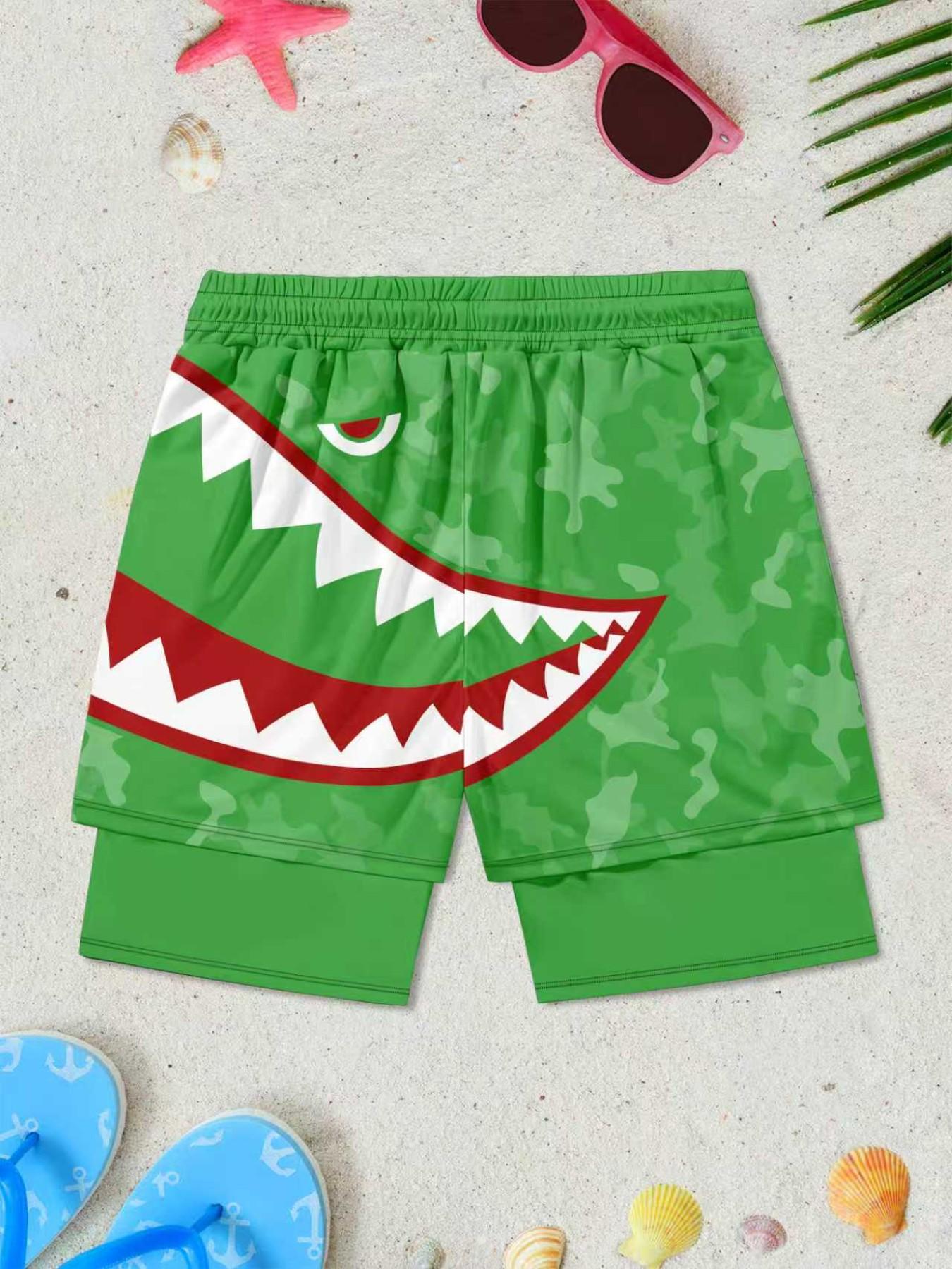 Unisex Summer Quick-Dry Breathable Casual Loose Board shorts
