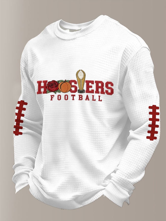 Men's Football Print Waffle T-Shirt