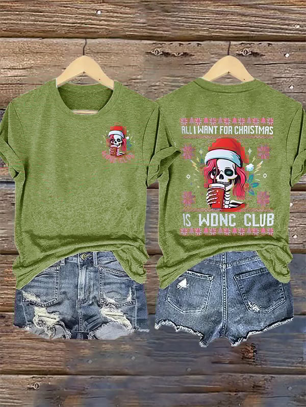 Women's Retro Funny Proud Member Of Club We Do Not Care Menopause Perimenopause Print T-Shirt