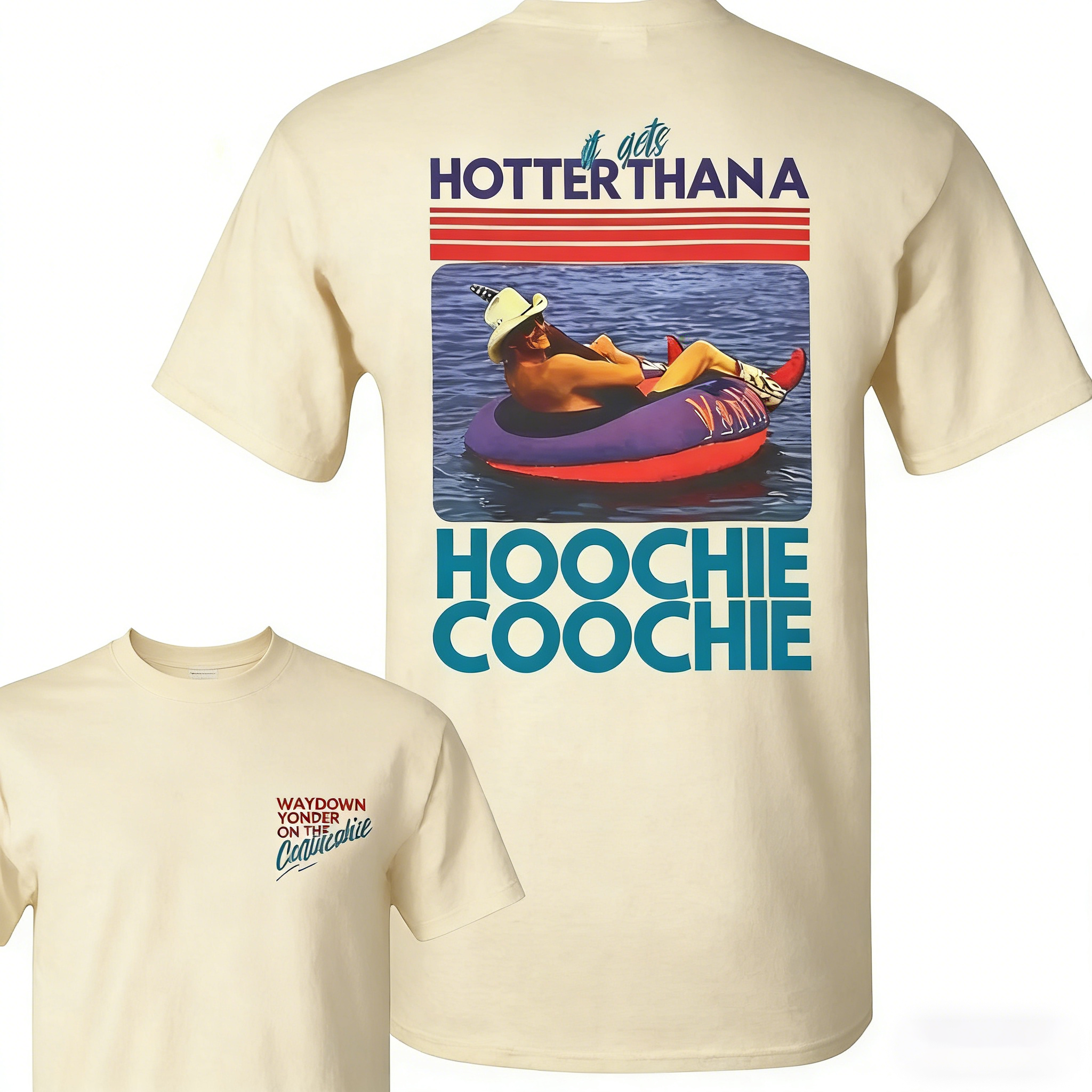 Women's Meme Summer Hotter Than A Hoochie Coochie T-Shirt