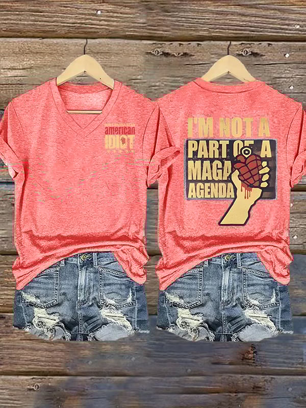 Women's  american idiot  Print T-Shirt