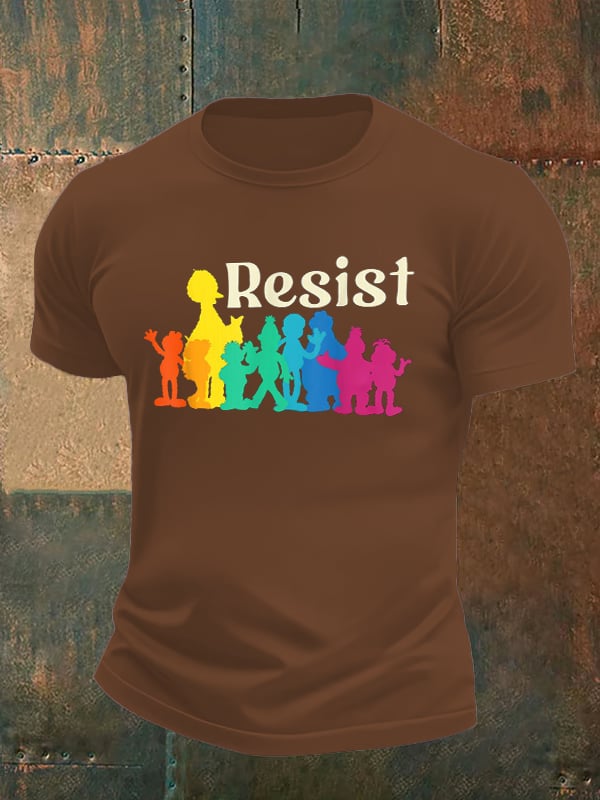 Men's Resist Printed Casual T-Shirt